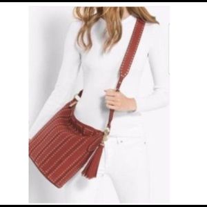 Michael Kors Brooklyn Grommet - Brick Red